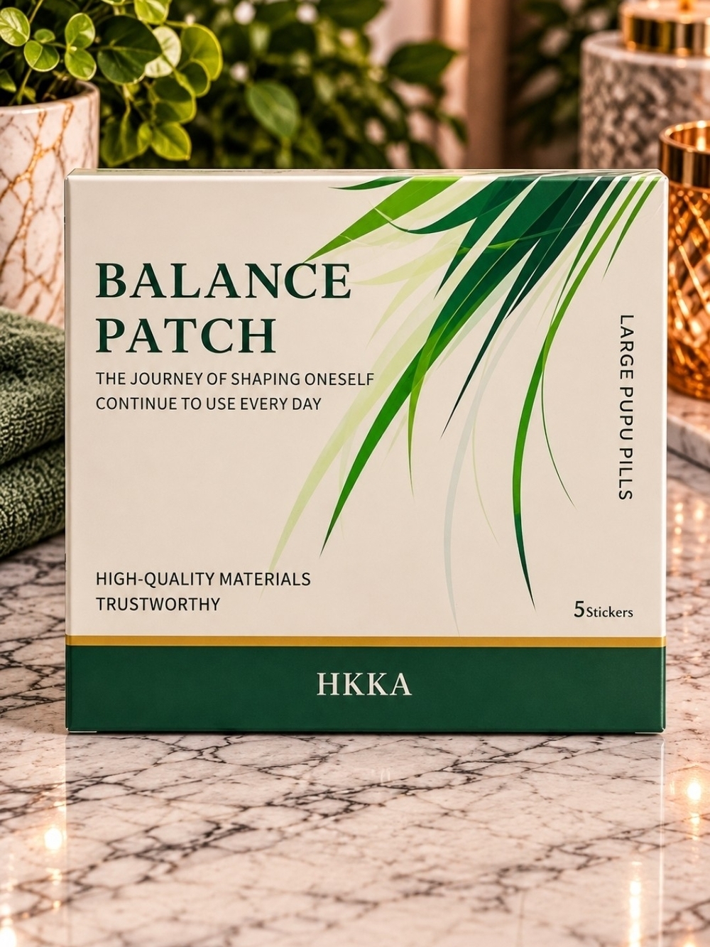HKKA Balance Patch 5 Count Body Patches – New Sealed!!